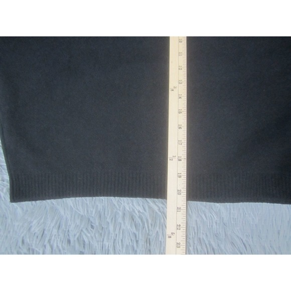 Free‎ People Womens Small Sweater Black Long Sleeve V-Neck Casual Knit - Picture 8 of 9